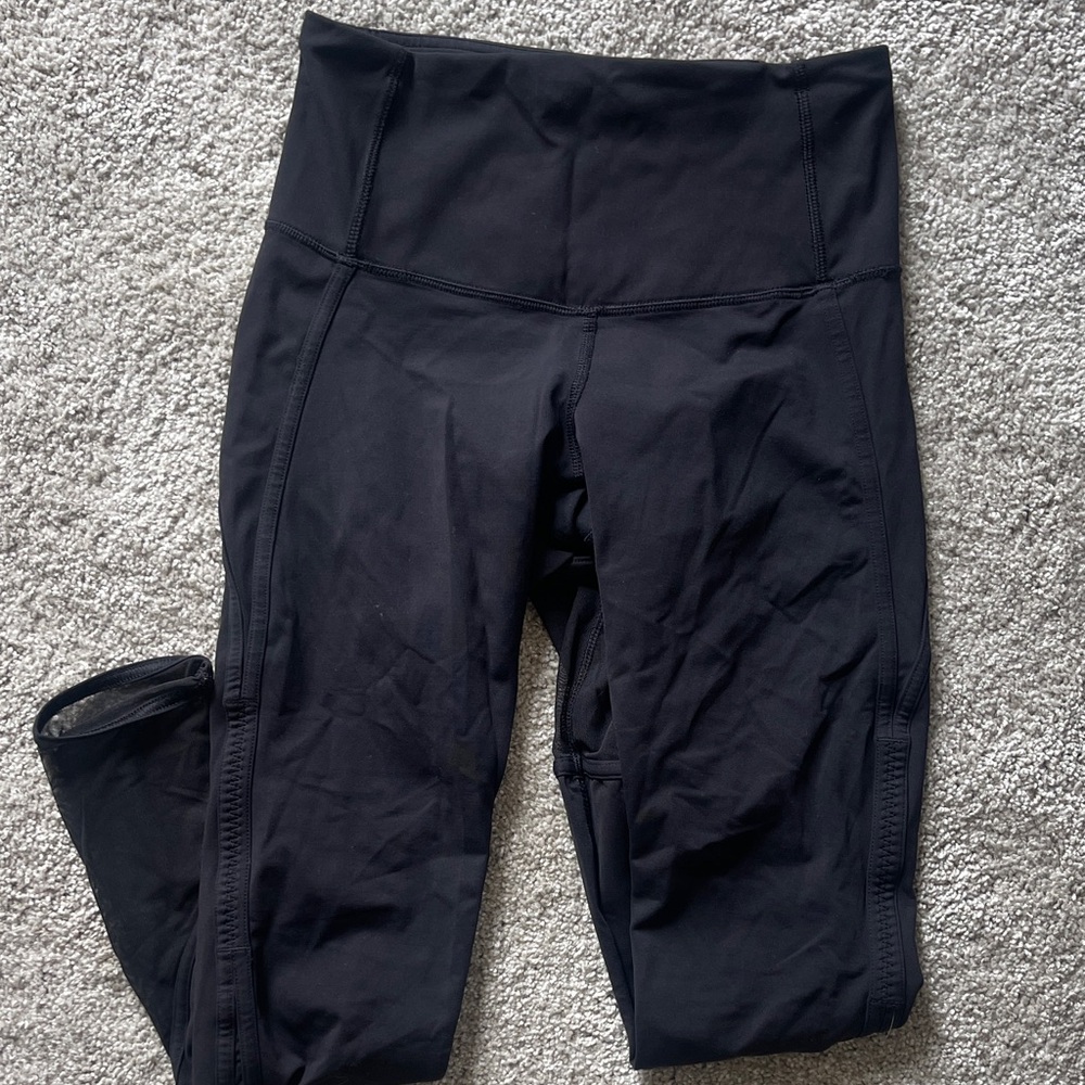 Black High-Waist Workout Leggings